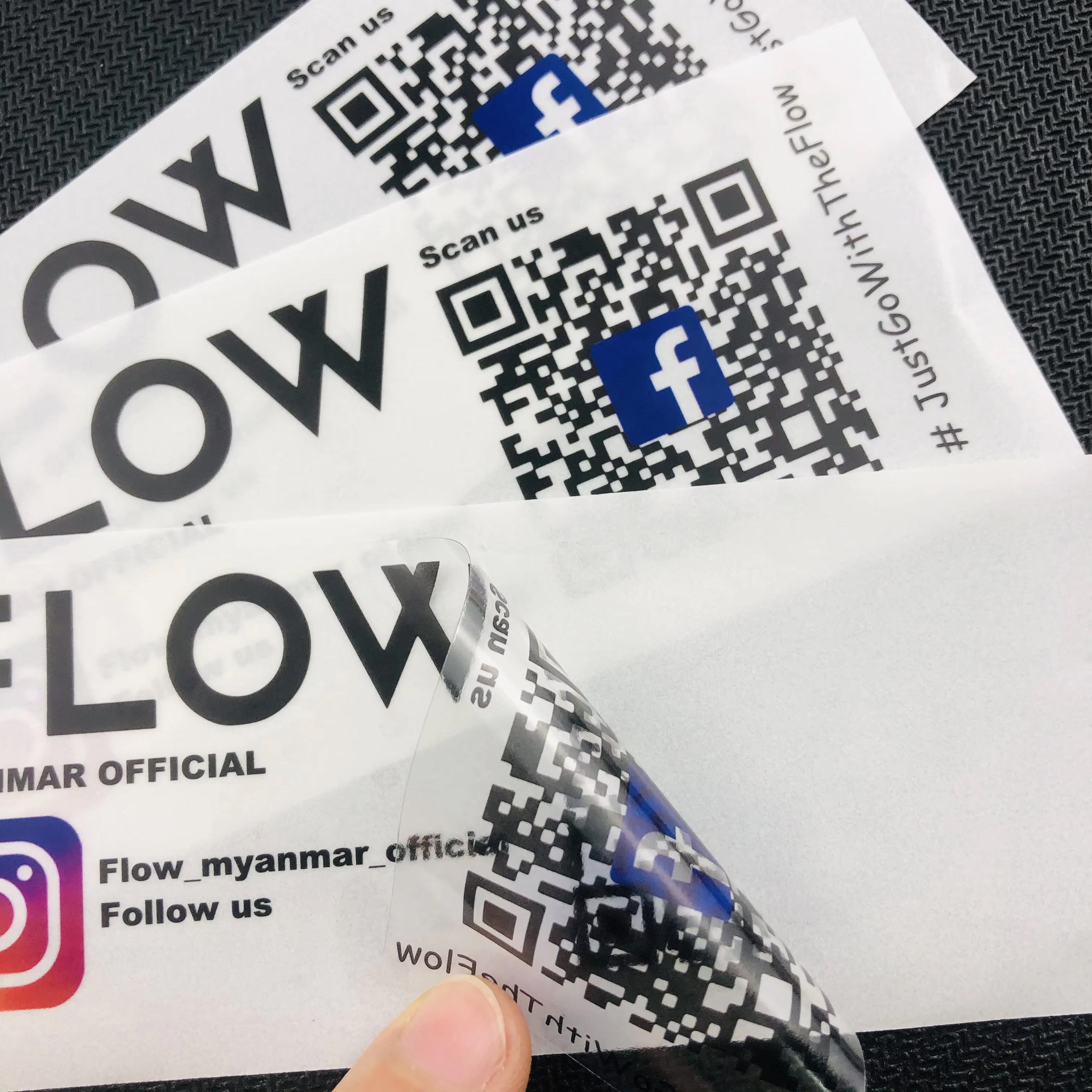 Transparent Adhesive Sticker