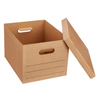 Custom Logo Kraft Paper Rigid Box with Lid