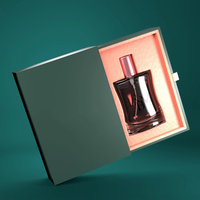  Custom Printed Logo Luxury Rigid Cardboard Cosmetics Perfume Drawer Paper Gift Box with Inserts 