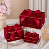 Classic Square Wedding Favor Boxes - Customizable with Logo/Date | Luxury/Minimalist Options for Weddings & Events