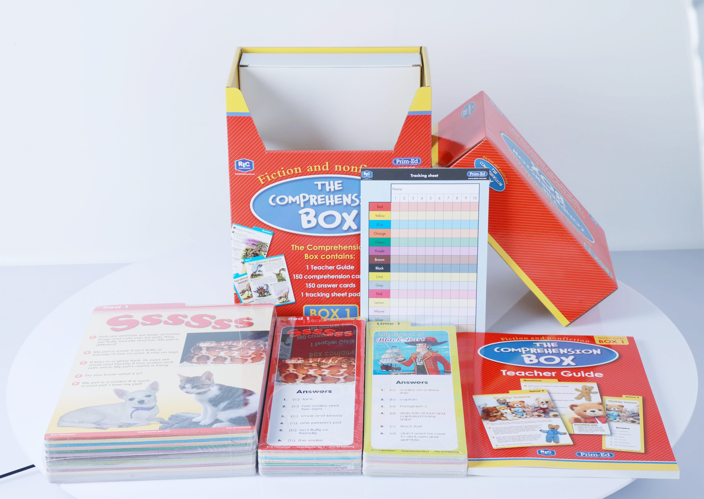 The Comprehension Box (Fiction & Non-Fiction) | K-6 English Reading Teaching Tool Set