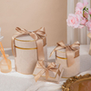 Classic Square Wedding Favor Boxes - Customizable with Logo/Date | Luxury/Minimalist Options for Weddings & Events