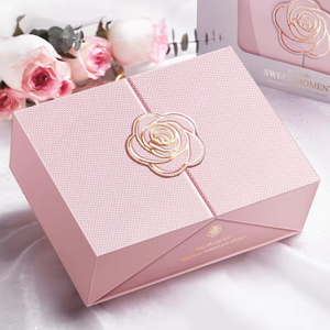 Premium Luxury Pink Cosmetic Packaging Box | Valentine's Day Jewelry Box | Festival Gift Set Box