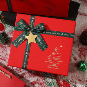 Custom Christmas Hardcover Gift Box – Premium Festive Branded Packaging for Holiday Gifting