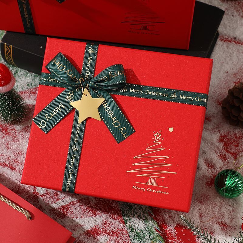 Custom Christmas Hardcover Gift Box – Premium Festive Branded Packaging for Holiday Gifting