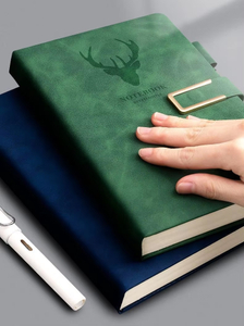 Best-Selling Customizable A5 Notebook - PU Leather Journal with Thread-Bound Binding | Promotional Gift & School Diary