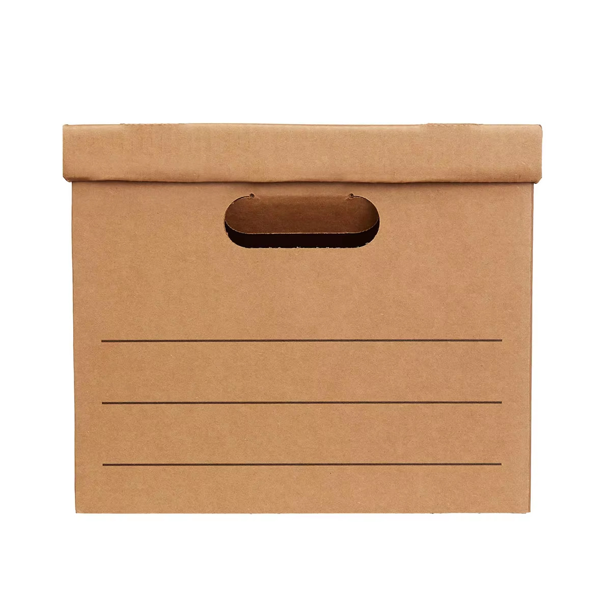Corrugated carton with lid-3