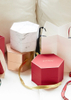 Custom Hexagonal Valentine's Day Gift Box (Chocolate/Preserved Rose Packaging Display)