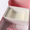 Custom FSC Double-Door Rigid Gift Box Luxury Packaging with Paper Insert & Shredded Raffia