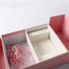 Custom FSC Double-Door Rigid Gift Box Luxury Packaging with Paper Insert & Shredded Raffia
