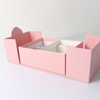 Custom FSC Double-Door Rigid Gift Box Luxury Packaging with Paper Insert & Shredded Raffia